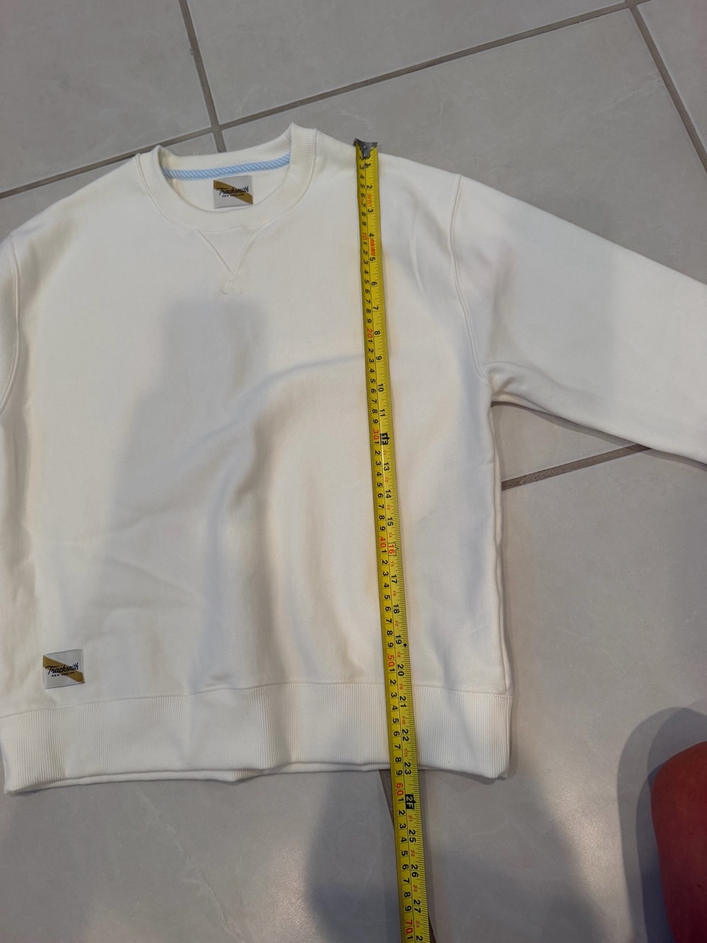 Tracksmith Cream Crewneck Sweatshirt - Picture 9 of 9